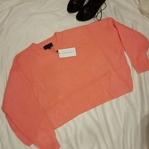 NWT Oversized Crop Sweater